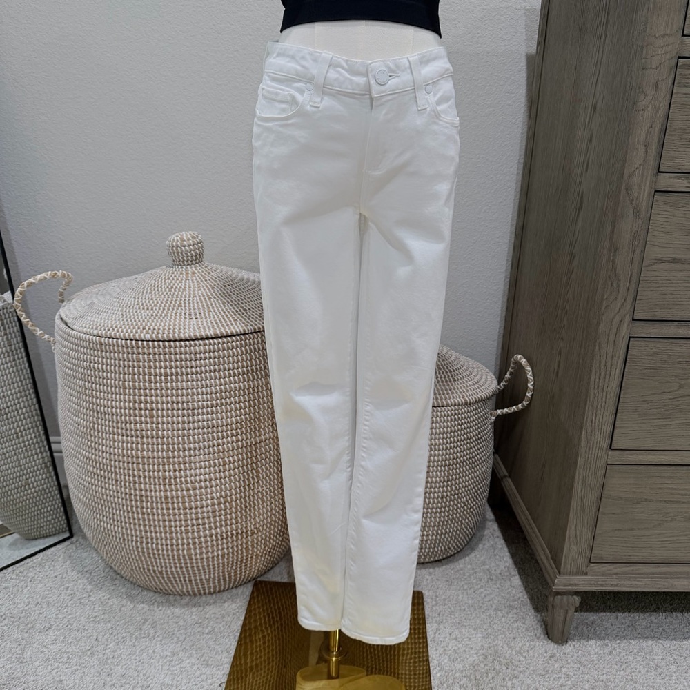 Paige Women's White Skyline Ankle Peg Jeans Size 27